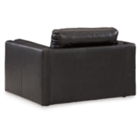 Amiata Leather Chair and a Half ONYX