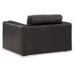 Amiata Leather Chair and a Half ONYX