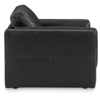 Amiata Leather Chair and a Half ONYX