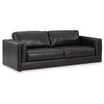 Amiata Leather Sofa ONYX