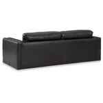 Amiata Leather Sofa ONYX