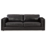 Amiata Leather Sofa ONYX