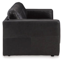 Amiata Leather Sofa ONYX
