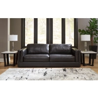 Amiata Leather Sofa ONYX
