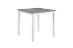Lowell 5pcs Pub Set SOLD IN SET ONLY- WHITE/GREY