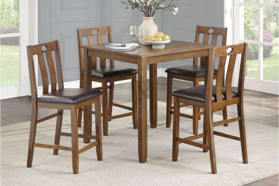 Weston 5pcs Pub Set SOLD IN SET ONLY- BROWN