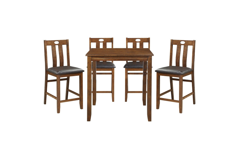 Weston 5pcs Pub Set SOLD IN SET ONLY- BROWN