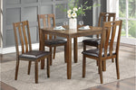 Weston 5pcs Dinette Set SOLD IN SET ONLY-BROWN