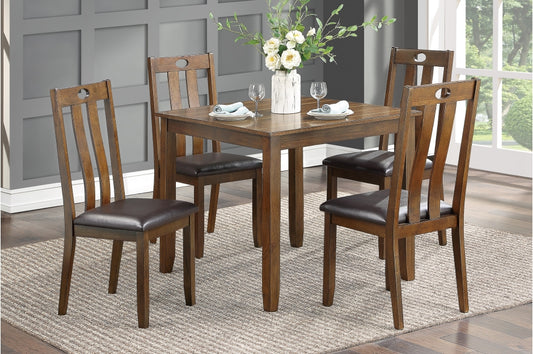 Weston 5pcs Dinette Set SOLD IN SET ONLY-BROWN