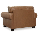 Carianna Leather Chair and a Half CARAMEL