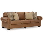 Carianna Leather Sofa CARAMEL