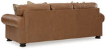 Carianna Queen Leather Sofa Sleeper CARAMEL