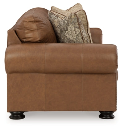 Carianna Queen Leather Sofa Sleeper CARAMEL