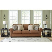Carianna Leather Sofa CARAMEL