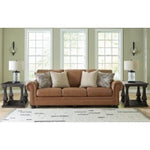 Carianna Leather Sofa CARAMEL