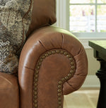 Carianna Queen Leather Sofa Sleeper CARAMEL