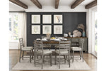Tigard 7pcs Counter Set CHERRY/GREY
