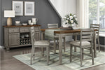 Tigard 5pcs Counter Set CHERRY/GREY