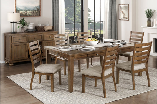 Tigard 7pcs Dining Set CHERRY