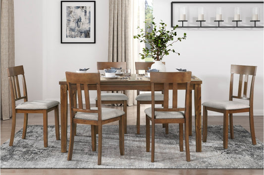 Pineville 7pcs Dinette Set SOLD IN SET ONLY-CHERRY