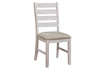 Ithaca 7pcs Dinette Set GREYISH WHITE/BROWN