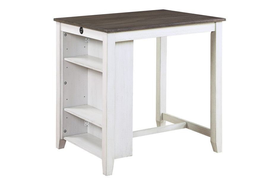 Daye 3pcs Pub Set-SOLD IN SET ONLY ,  WHITE/GREY