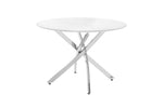 Topeka 5pcs Dinette Set FAUX MARBLE