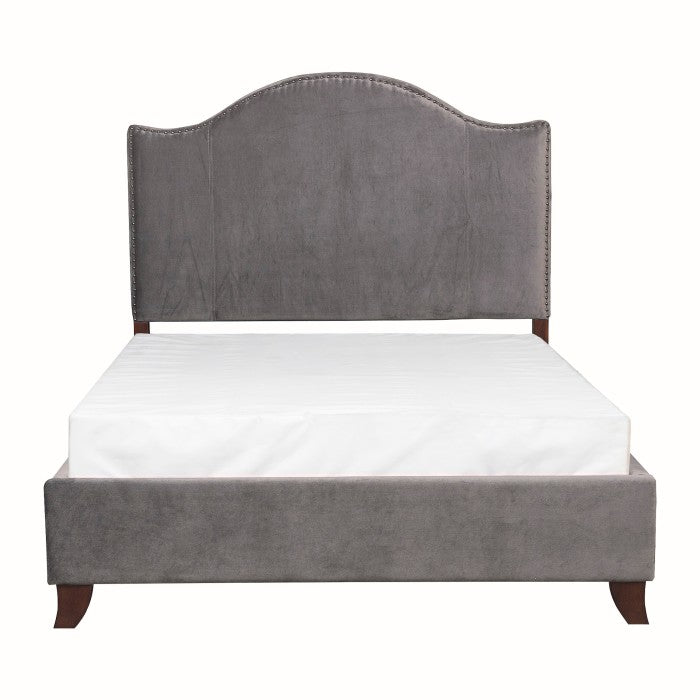 Carlow Queen Bed GREY