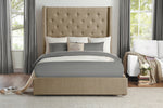 Fairborn Queen Platform Bed BROWN