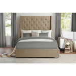 Fairbborn Queen Storage Platform Bed BROWN