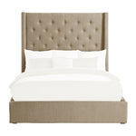 Fairborn Queen Platform Bed BROWN