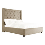 Fairborn Queen Platform Bed BROWN