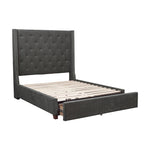 Fairborn Queen Storage Platform Bed GREY