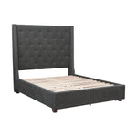 Fairborn Queen Platform Bed GREY