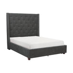 Fairborn Queen Platform Bed GREY