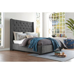 Fairborn Queen Storage Platform Bed GREY