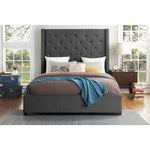 Fairborn Queen Storage Platform Bed GREY