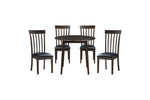 Rutland 5pcs Dinette Set EXPRESSO