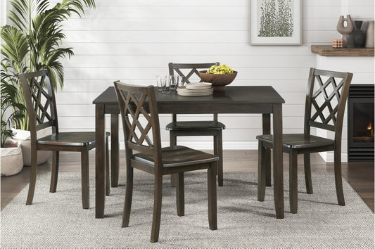Astoria 5pcs Dinette Set-SOLD IN SET ONLY-CHARCOAL