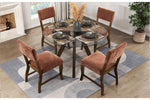 Aiden 5pcs Dinette Set BROWN
