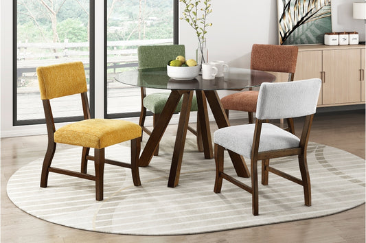 Aiden 5pcs Dinette Set BROWN