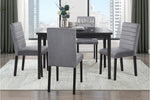 Andreas 5pcs Dinette Set BLACK