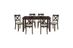 Challis 7pcs Dinette Set SOLD IN SET ONLY - DARK CHERRY