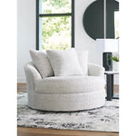 Cuddle Plush Oversized Swivel Accent Chair ARTIC
