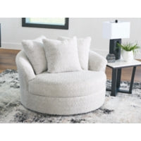 Cuddle Plush Oversized Swivel Accent Chair ARTIC