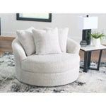 Cuddle Plush Oversized Swivel Accent Chair ARTIC
