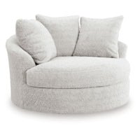 Cuddle Plush Oversized Swivel Accent Chair ARTIC