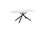 Benito Marble Print Tempered Glass 5pcs Dining Set