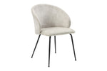 Cosimo 5pcs Dinette Set-MARBLE PRINT TEMPERED GLASS- BEIGE CHAIRS