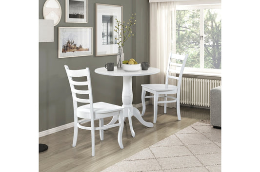 Bonnie 3pcs Dintette Set WHITE